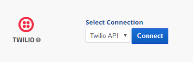 select Twilio connection name