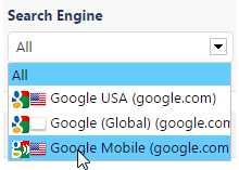 Select a Search Engine